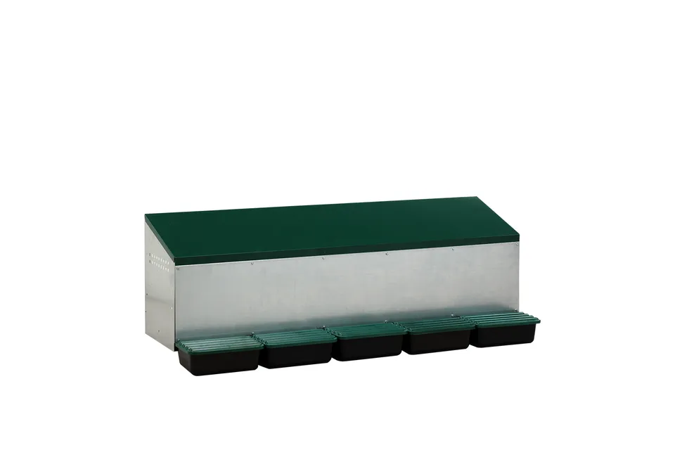 GAUN Volailles pondoir extérieur 5 cases fond plastique
