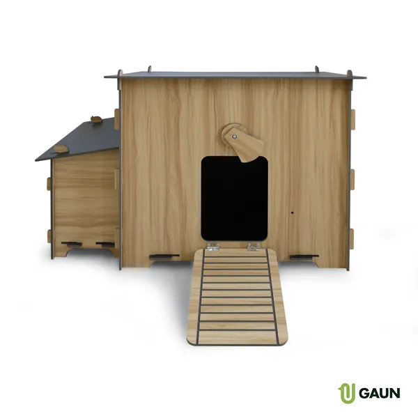 GAUN Volailles Oslo abri poulailler HPL jardin