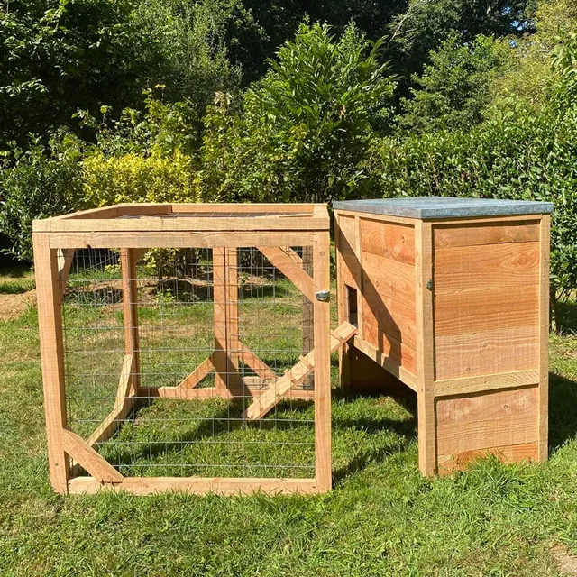 Cot Cot House Sebright kit poulailler 2 poules avec volière