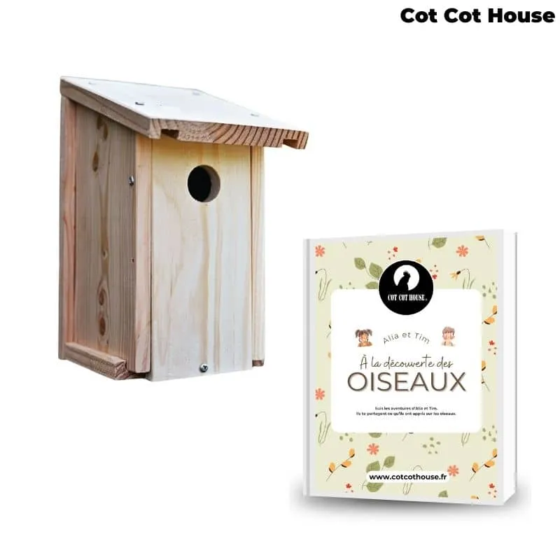 Cot Cot House Nichoir oiseaux kit pédagogique jumelles enfant