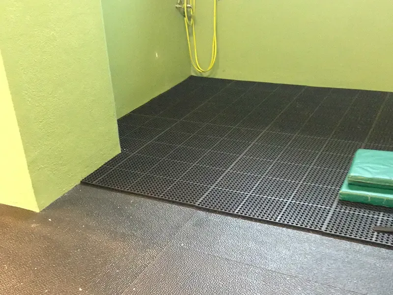 IDS M25-M69 caillebotis douche caoutchouc drainant
