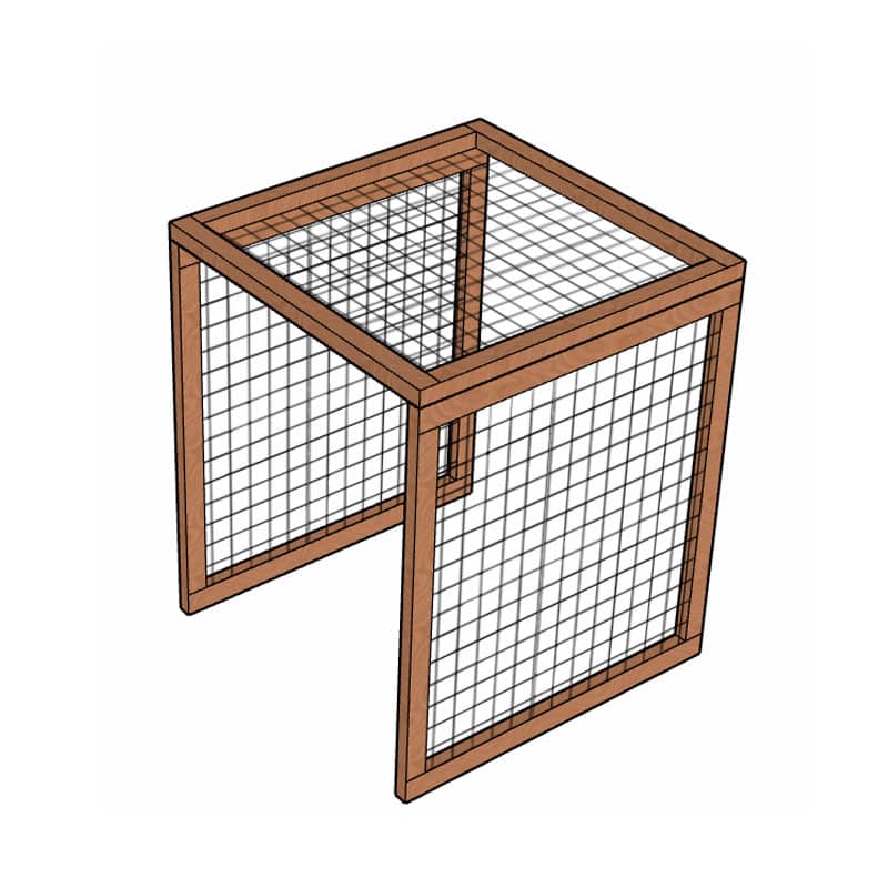 Cot Cot House volière poule extension pin Douglas France