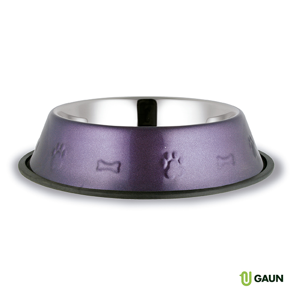GAUN Chats Gamelle Inox Peinte 290 mm pour Chat