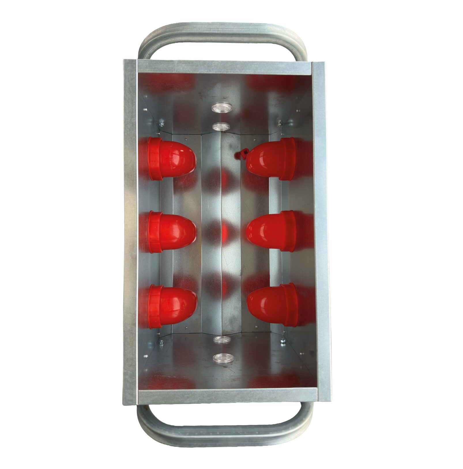 Gaun Volailles Trémie Extérieure Galva 4 Bouches 15 kg