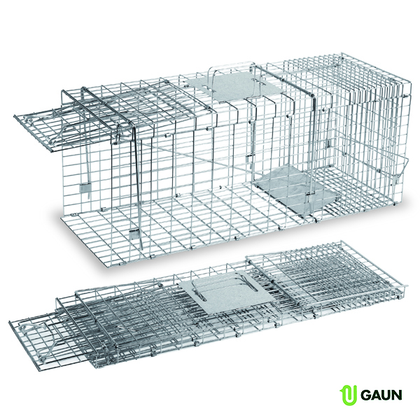 GAUN Gibier cage piège pliable large trap animaux