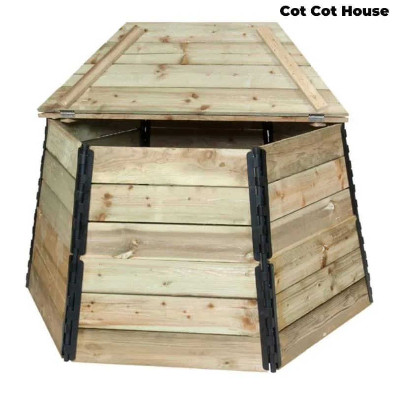 Cot Cot House composteur bois douglas 800L jardin