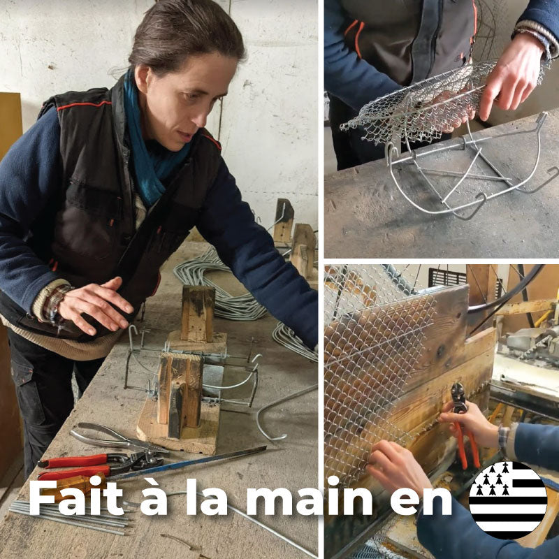 Cot Cot House panier œufs récolte métal 7 L Bretagne