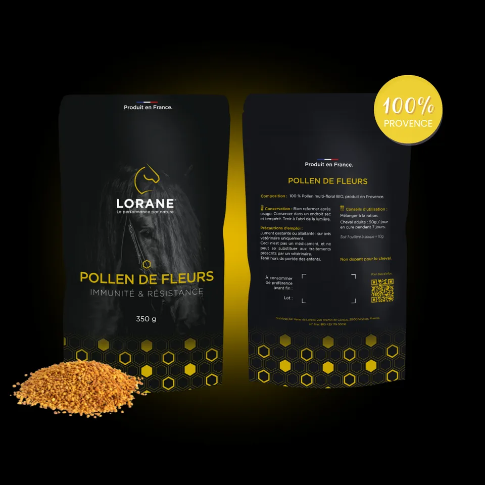 Lorane Immunité Pollen Fleurs complément cheval défenses