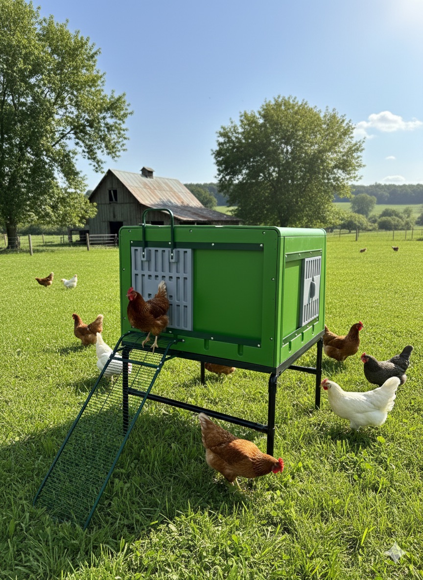 GAUN The Egg Loft poulailler plastique HDPE 1-3 poules