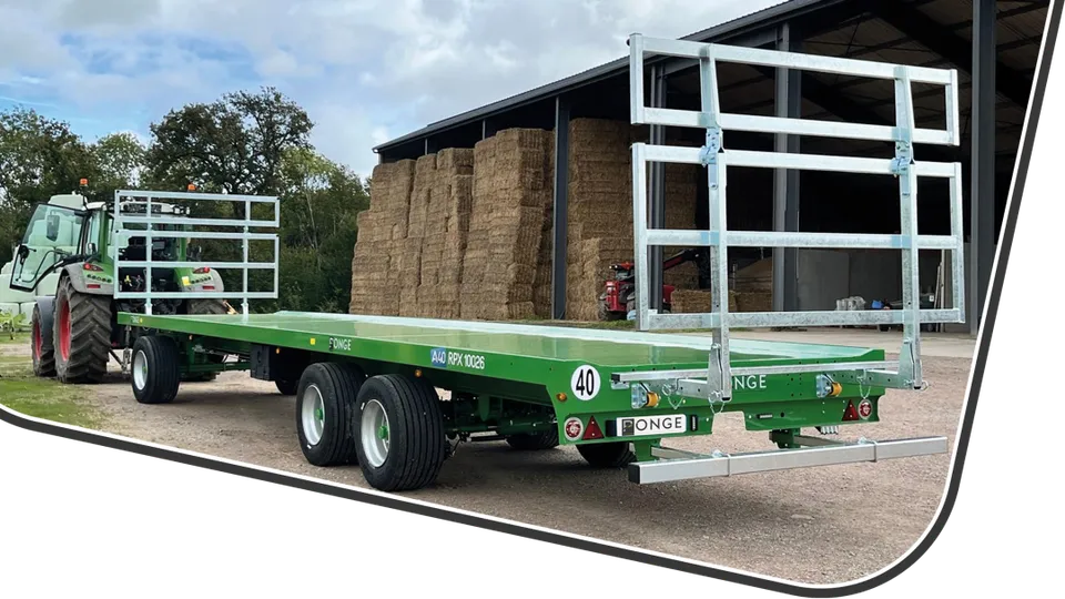 Ponge RPX plateau agricole 6 roues 9 à 12 m 26 T
