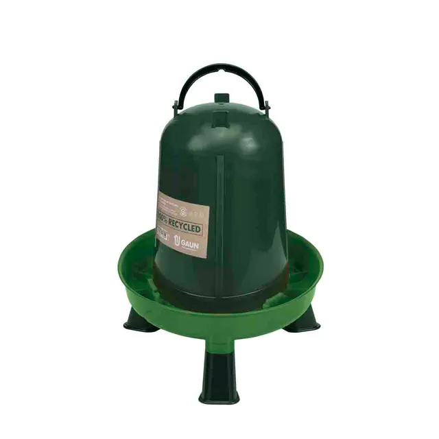Gaun Volailles Eco Recycled mangeoire poule 5 L sur pieds recyclé