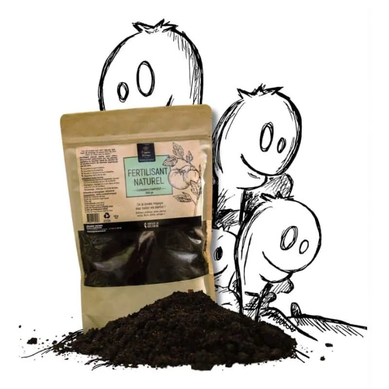 Organic Worms lombricompost fumier de vers 5 kg