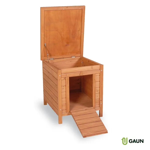 GAUN Lapins cabane bois Lisboa niche rampe