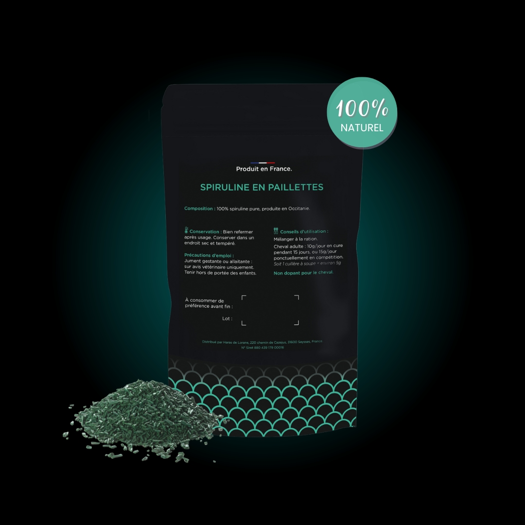 Lorane Vitalité Spiruline complément cheval énergie