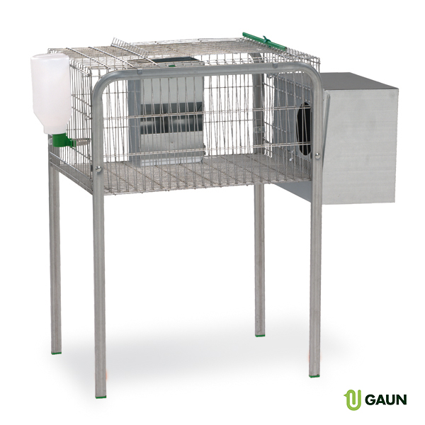 Gaun Lima Cage à lapins 1 nid sur pattes