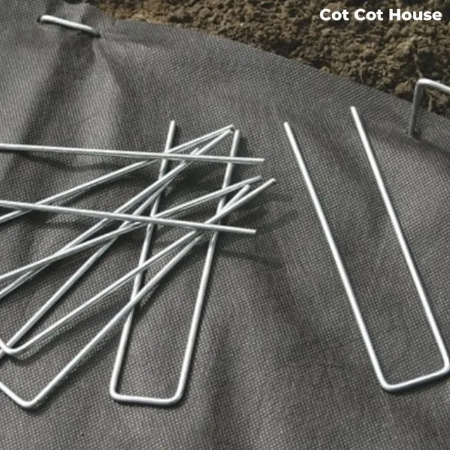 Cot Cot House Enclos pour poules agrafe acier lot x10 anti-évasion