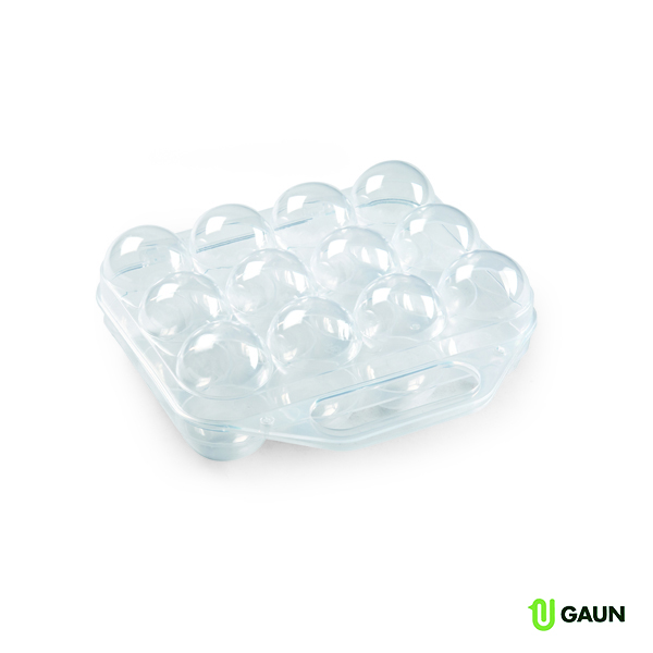 Gaun boîte œufs plastique transparente