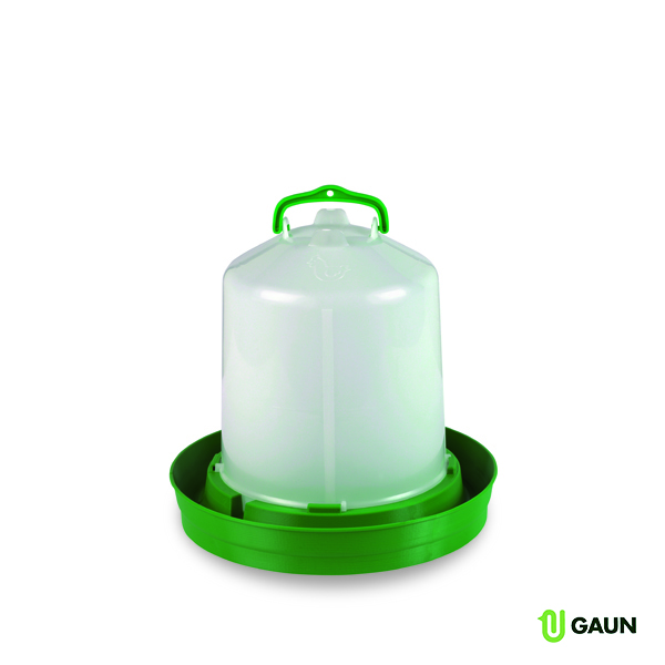 Gaun Volailles Premium 8 L abreuvoir vert plastique renforcé