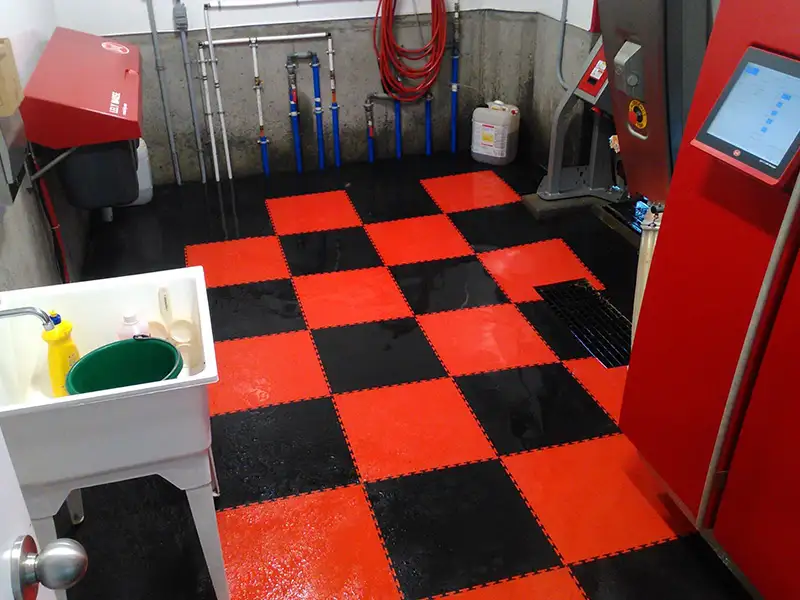 IDS IDEX dalle laiterie PVC clipsable antidérapante