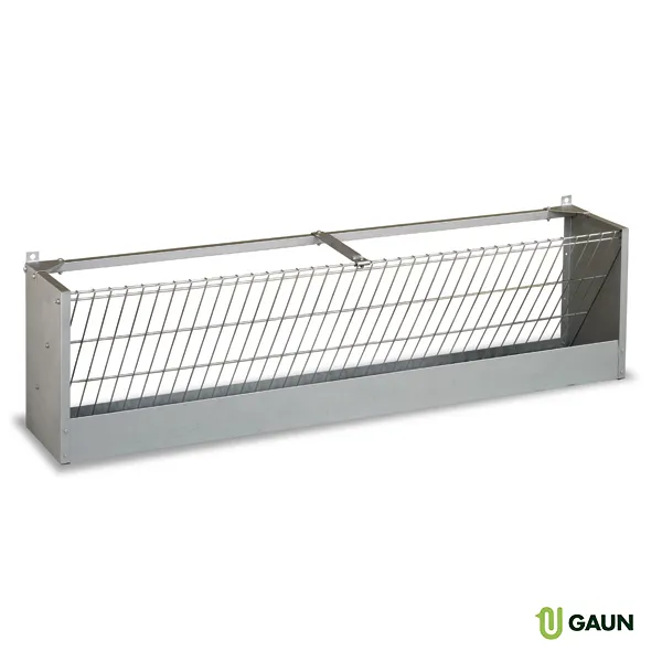 Gaun Ovins râtelier à adosser sans panneau 2 m