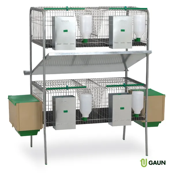 GAUN Lapins cage Laguna 2 étages 2 nids