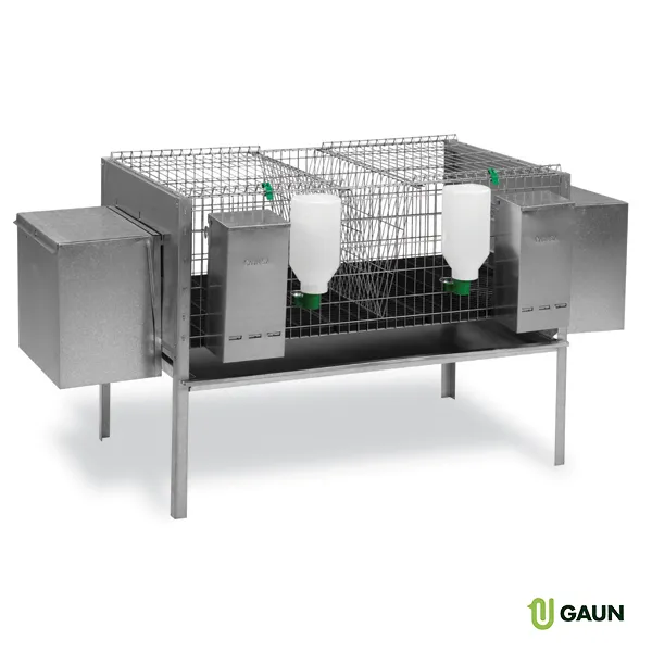 GAUN Lapins Clapier Europa 2 Nids avec Pattes