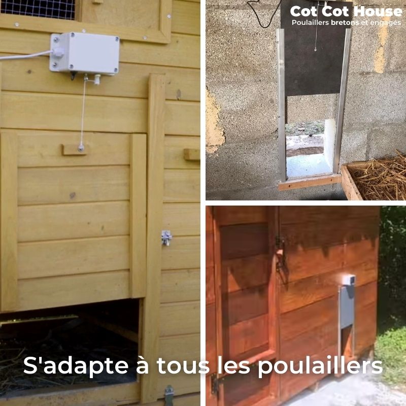 Cot Cot House Portier automatique solaire PAS3 portier seul