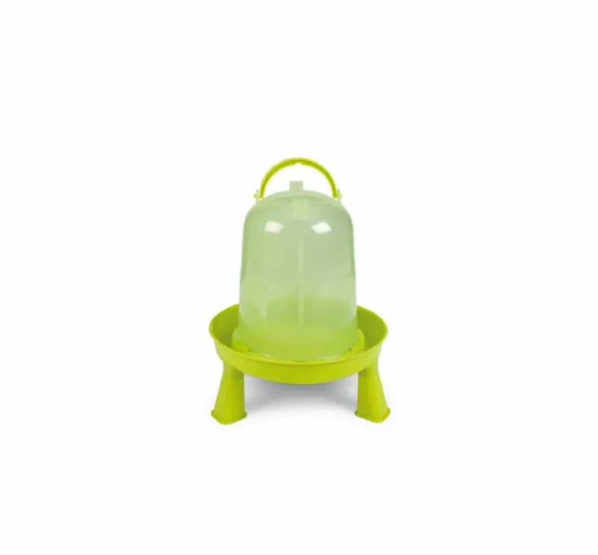 Gaun Eco abreuvoir volailles 3 L vert lime avec pieds