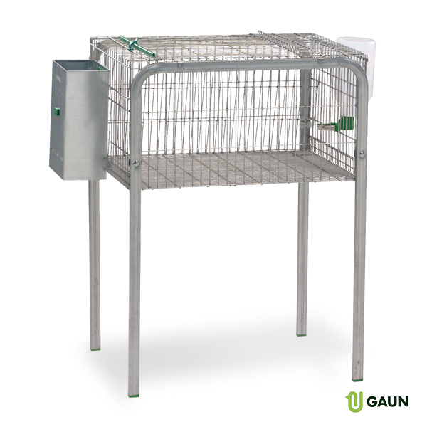 GAUN Lapins Segura 1 département cage lapins sur pieds