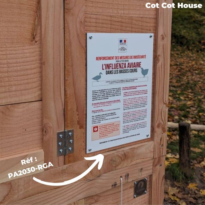 Cot Cot House PA6080-ANAT panneau affichage pédagogique dibon