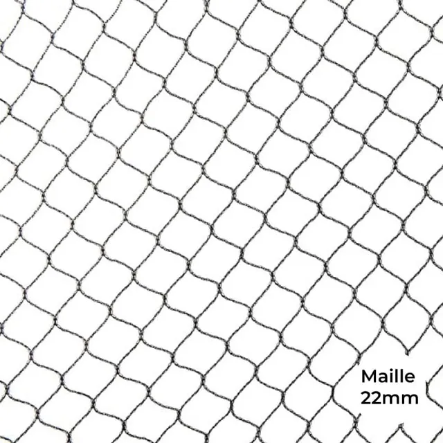 Cot Cot House Enclos filet volière 5x5 m maille 22 mm