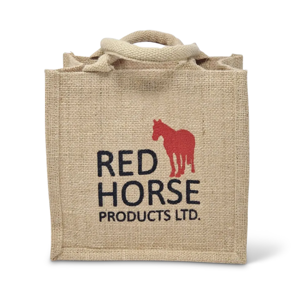 Red Horse Merchandise Branded Jute Bag sac jute logo