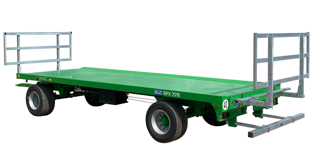 Ponge RPX Plateau 4 roues 16 tonnes transport fourrage