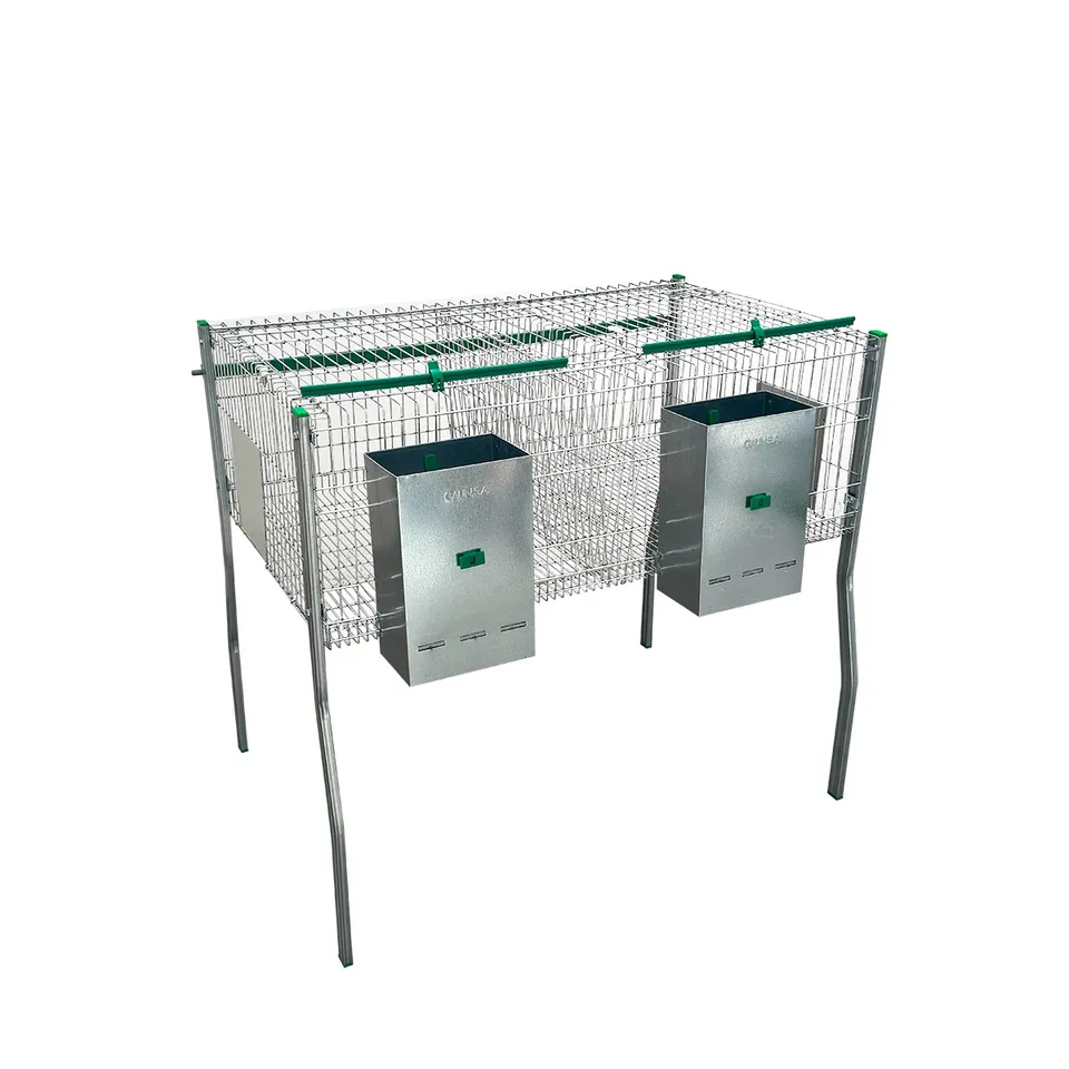 Gaun Lapins cage Familiar 2 compartiments + pipette