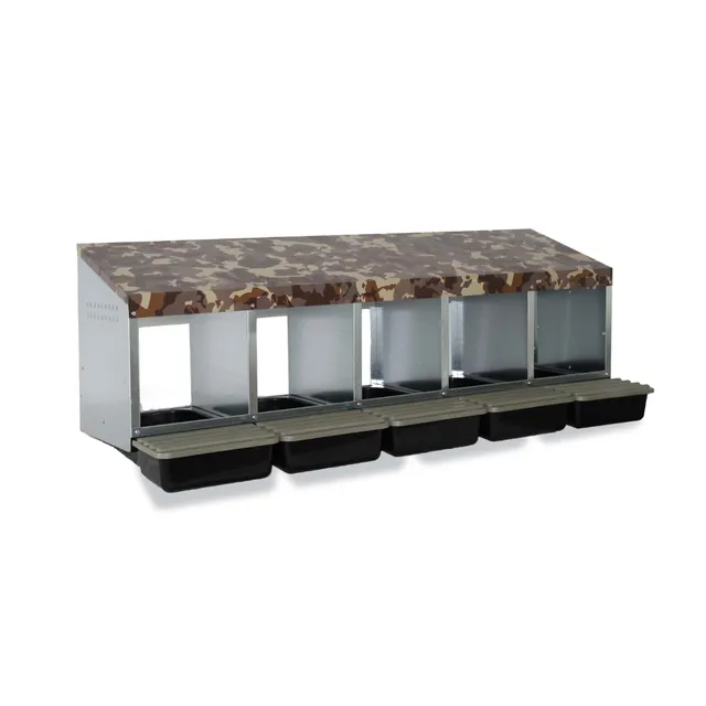 GAUN Volailles Pondoir 5 cases camouflage plastique