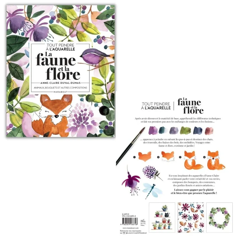 Cot Cot House Tout Peindre livre aquarelle faune et flore
