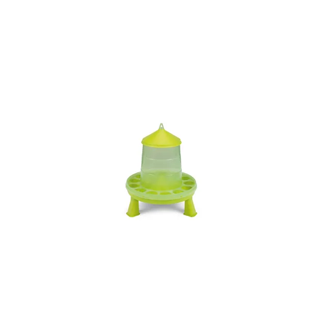 GAUN Volailles Trémie plastique 2 kg mangeoire sur pieds pistache