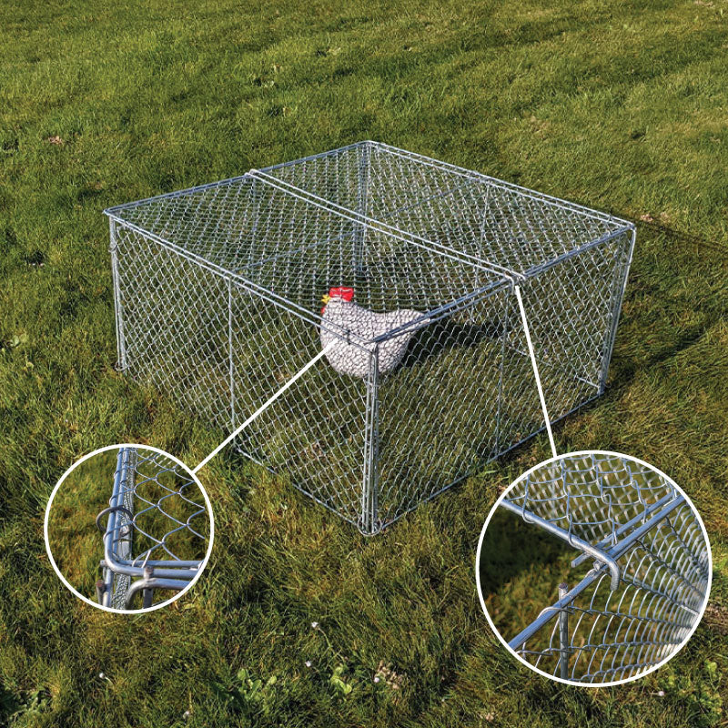 Cot Cot House Cage à Pâturer Mue Poussins Carrée Bretagne