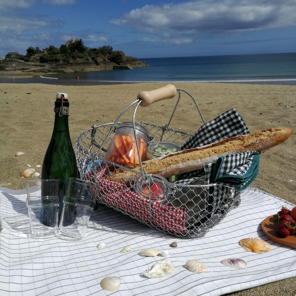 Cot Cot House Panier de Récolte 30L Métal Fabriqué Bretagne