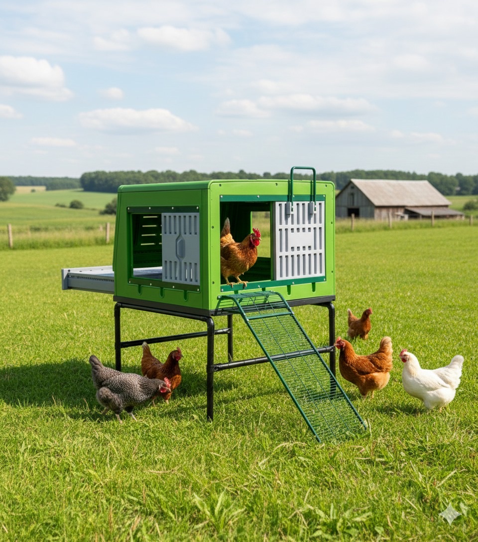 GAUN The Egg Loft poulailler plastique HDPE 1-3 poules