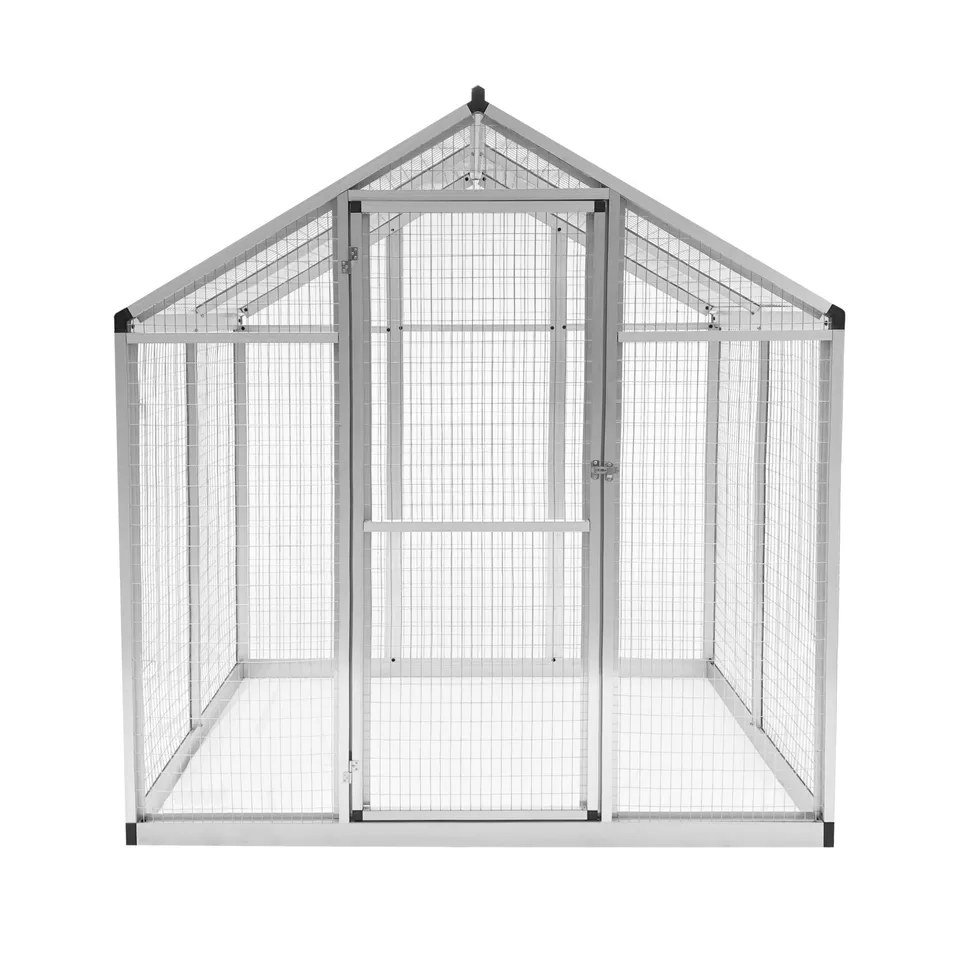 GAUN Oiseaux volière aluminium 182 x 178 x 195 cm