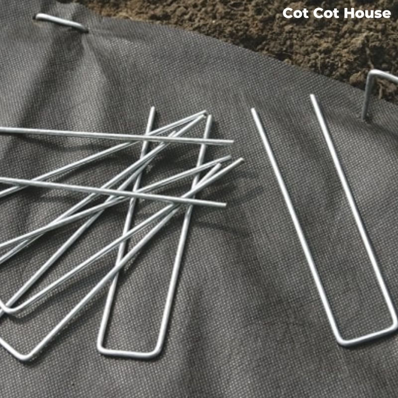 Cot Cot House Enclos pour poules agrafe acier lot x10 anti-évasion