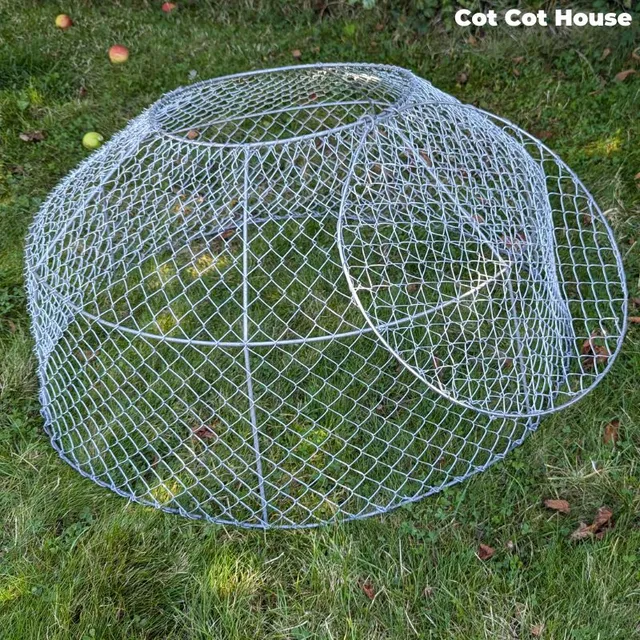 Cot Cot House cage à pâturer ronde mue poussins Bretagne